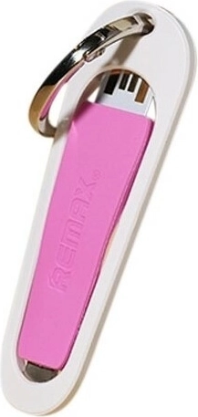 Remax RC-024i kľúčenka Lightning kábel 8 cm ružový