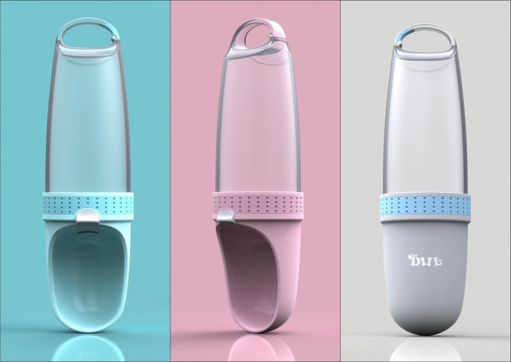 Prenosná fľaša na vodu pre psy 350 ml