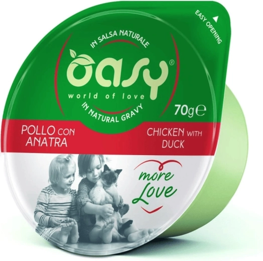 Oasy More Love kuracie s kačicou kapsička 70 g