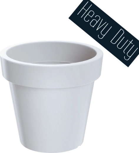 Kvetináč Lexo Round 80 cm – biely
