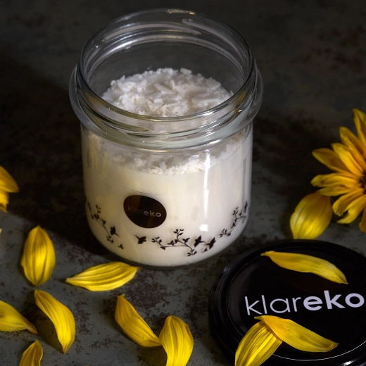 Prírodná vonná sviečka KLAREKO Citrus Antikomár 200 g