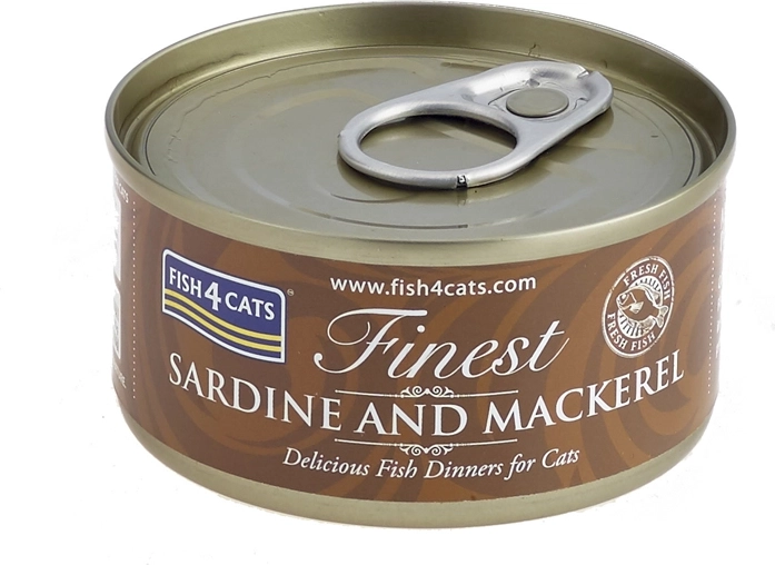 Konzerva pre mačky sardinka s makrelou FISH4CATS 70 g