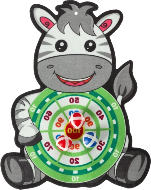 Bezpečný šípkový terč so suchým zipsom v tvare zvieratka