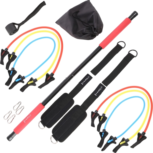 Pilates tyč so sadou expandérov HMS DC31