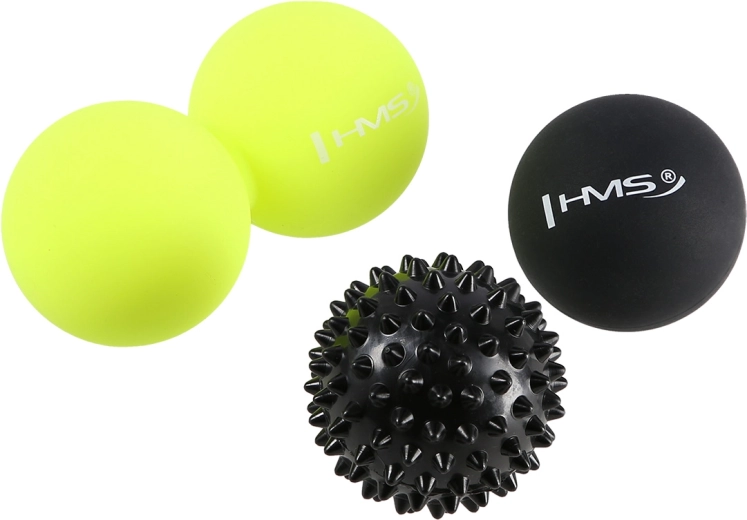 HMS sada masážnych loptičiek lacrosse ball BLS01