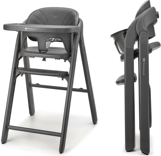 Kinderkraft Tino jedálenská stolička 3 v 1 grey