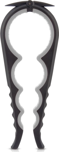 Univerzálny otvárač na poháre 4v1 s gumeným úchopom