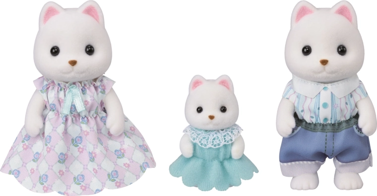 Sylvanian Families – rodina psíkov Pomeranian, trio