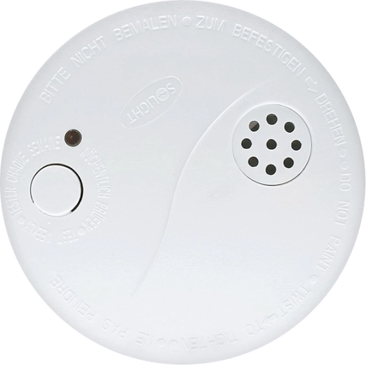 Solight detektor dymu s alarmom 85 dB biely s 9 V batériou – 1 kus