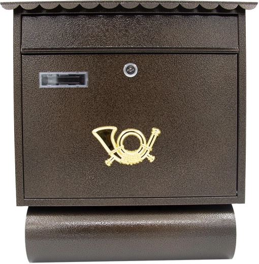 Poštová schránka antik hnedá 390 × 440 mm ST 104