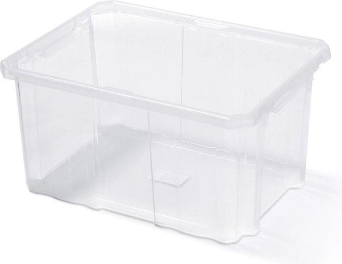 Plastový úložný box Cargobox 400 × 300 × 200, transparentný
