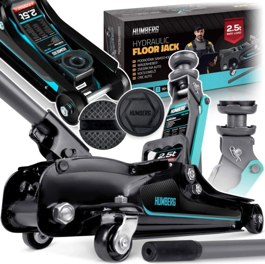 Hydraulický nízkoprofilový pojazdný zdvihák 2,5 t HUMBERG