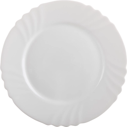 Dezertný tanier EBRO 20 cm sklenený biely