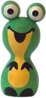 Detoa drevená magnetická žabka