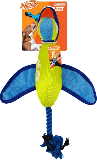 Nerf Dog nylonová aportovacia kačica so šuštivými krídlami 42 cm