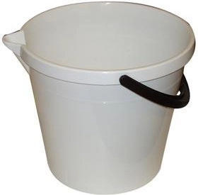 Vedro s odmerkou a výlevkou 7 l, mix farieb