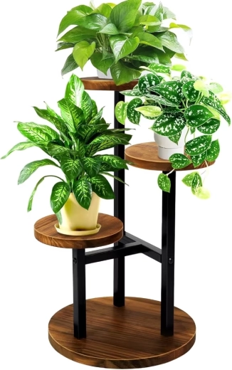 Renew Force trojitý stojan na kvety, okrúhly loft 54 cm