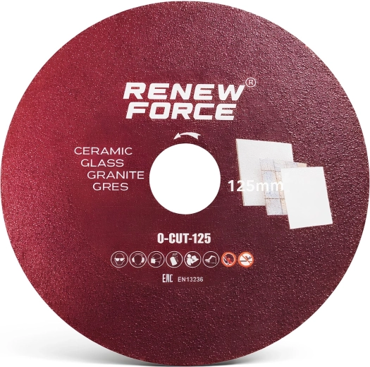 Diamantový kotúč RENEW FORCE na rezanie gresu a keramiky 125 mm