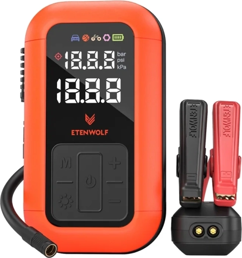 Autokompresor ETENWOLF X6 Pro Max s batériou 12 000 mAh