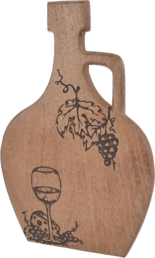 Doska na krájanie z mangového dreva vo vínovom odtieni 40 × 26 cm