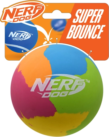 Nerf Dog super odskakujúca gumová loptička 9,5 cm