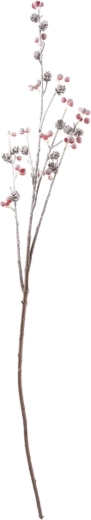 Plastová vetvička s bobuľami 97 cm