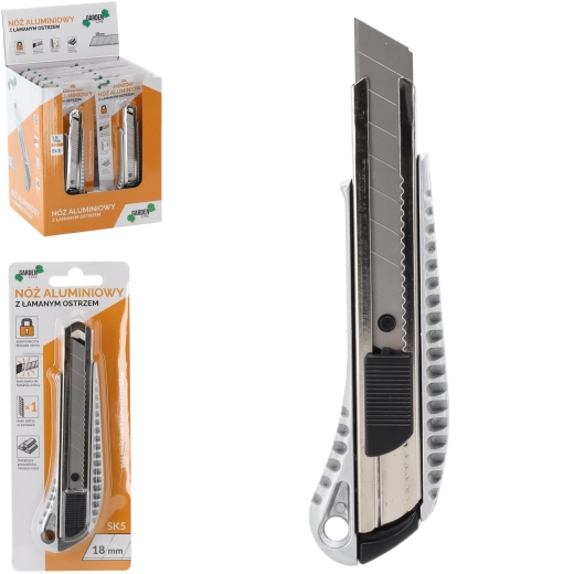 Hliníkový zalamovací nôž 18 mm