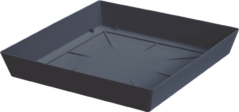 Miska pod kvetináč LOFLY SQUARE 20 × 20 cm antracit