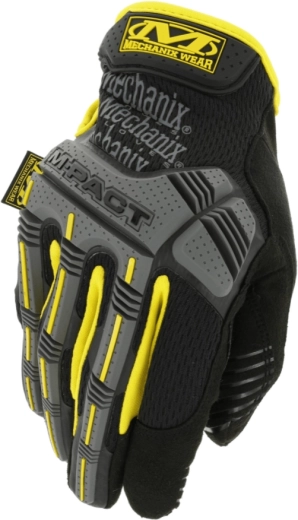 Mechanix rukavice M-Pact, veľkosť L, čierno-žlté