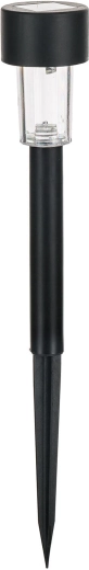 Solárna záhradná lampa čierna 31 cm, 1 LED