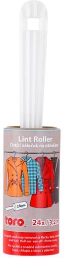 Čistiaci valček na oblečenie, 24 útržkov