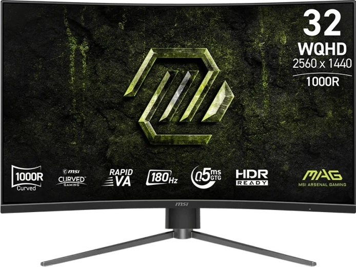 MSI MAG 325CQPF 31,5" zakrivený WQHD herný monitor 180 Hz