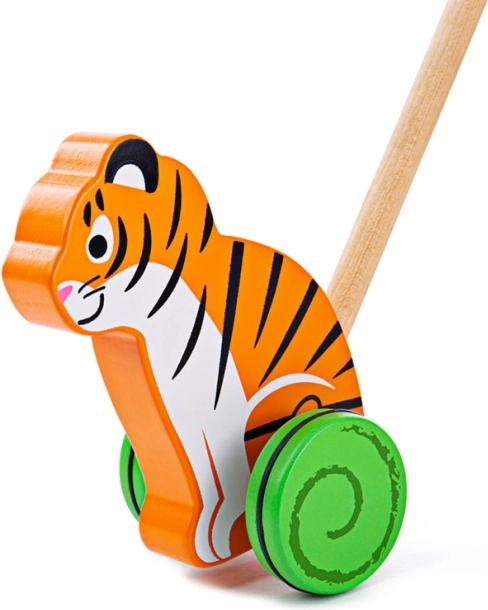 Drevený odrážadlo tiger BIGJIGS BABY