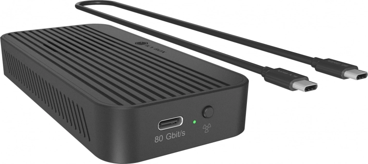 ICY BOX externý box pre M.2 NVMe SSD Thunderbolt 5 80 Gb/s