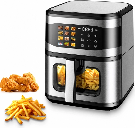 Teplovzdušná fritéza Air fryer 8 l 1700 W s 12 programami