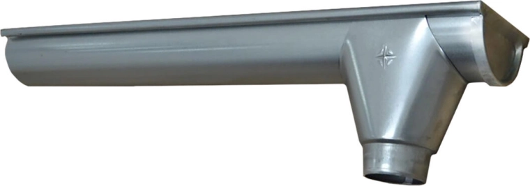 Koncový žľab pravý P+V 330 mm, pozinkovaná oceľ, 1 m