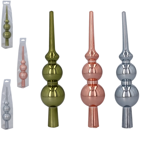 Vianočná špička na stromček v tvare hviezdy 20 cm