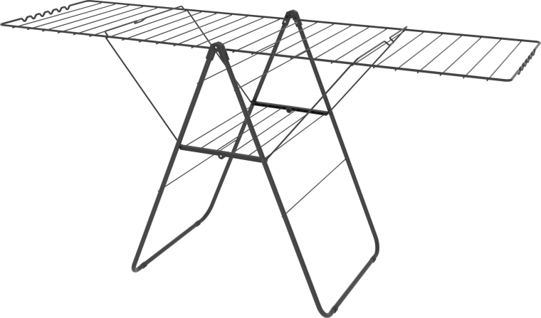 Rozkladací sušiak na bielizeň 25 m, čierny
