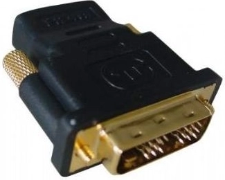 Adaptér HDMI (samica) na DVI (samec) so zlatými kontaktmi