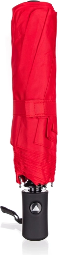 Skladací červený dáždnik 52 cm s automatickým otváraním