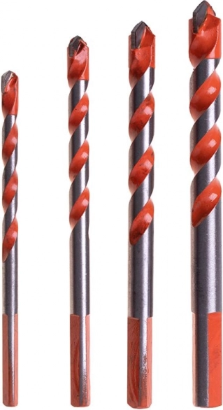 Sada univerzálnych vrtákov 4 ks. 6 - 12 mm