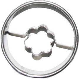 Vykrajovátko na pečivo koliesko hladké s kvetom