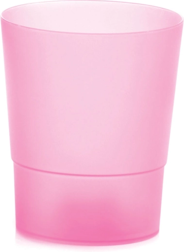 Kvetináč na orchidey COUBI ORCHID 12,5 cm – priesvitná ružová