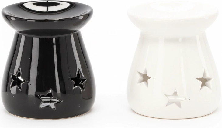 Keramická arómalampa Hviezdy, mix farieb 7 × 8 cm