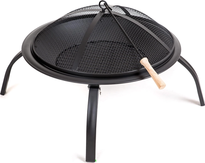 Záhradné kovové ohnisko Plate s poklopom, 55 cm