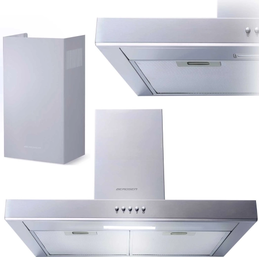 Komínový odsávač pár 60 cm Berdsen Inox