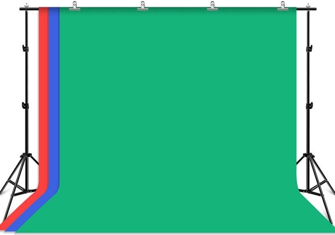 Podpera pre fotografické pozadie Puluz s 3 farebnými pozadiami