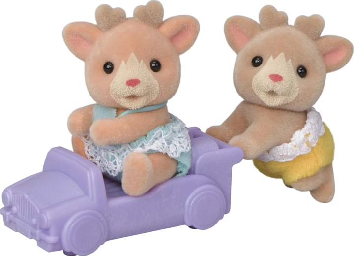 Sylvanian Families sobie dvojčatá s autíčkom
