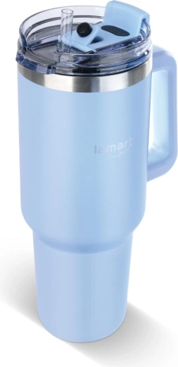Termohrnček Lamart Huge modrý 0,9 l