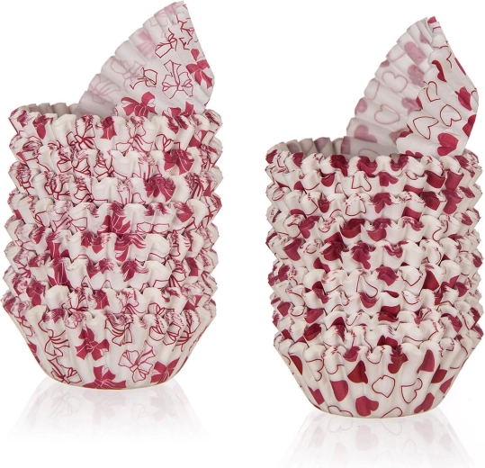 Papierové cukrárske košíčky LOVE 5,5 × 1,7 cm, 200 ks
